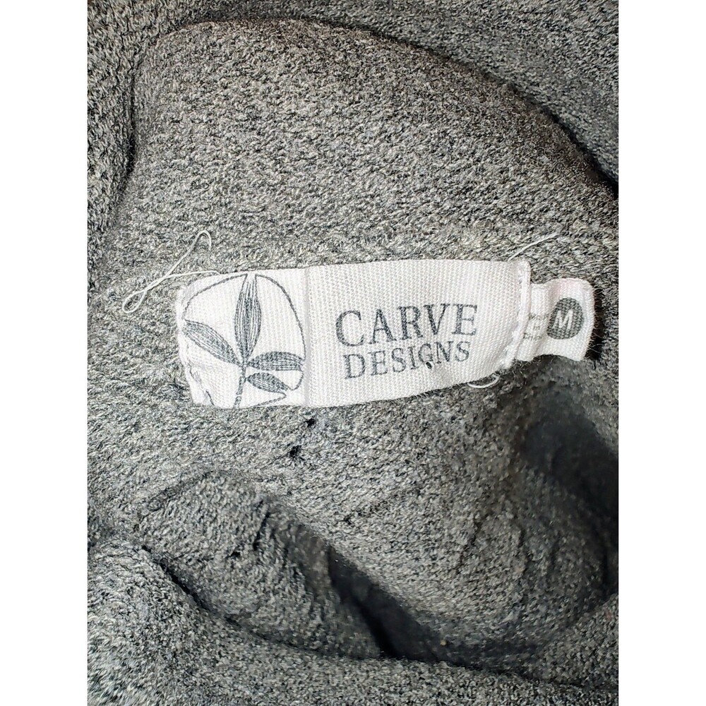 Carve Designs Rockvale Deux Sweater Tunic Gray Heather Size Medium Comfortable - Picture 3 of 12